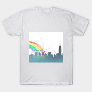 New York Struck by a Rainbow T-Shirt